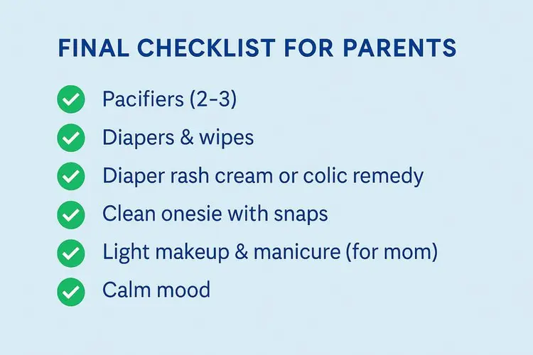 Final Checklist For Parents